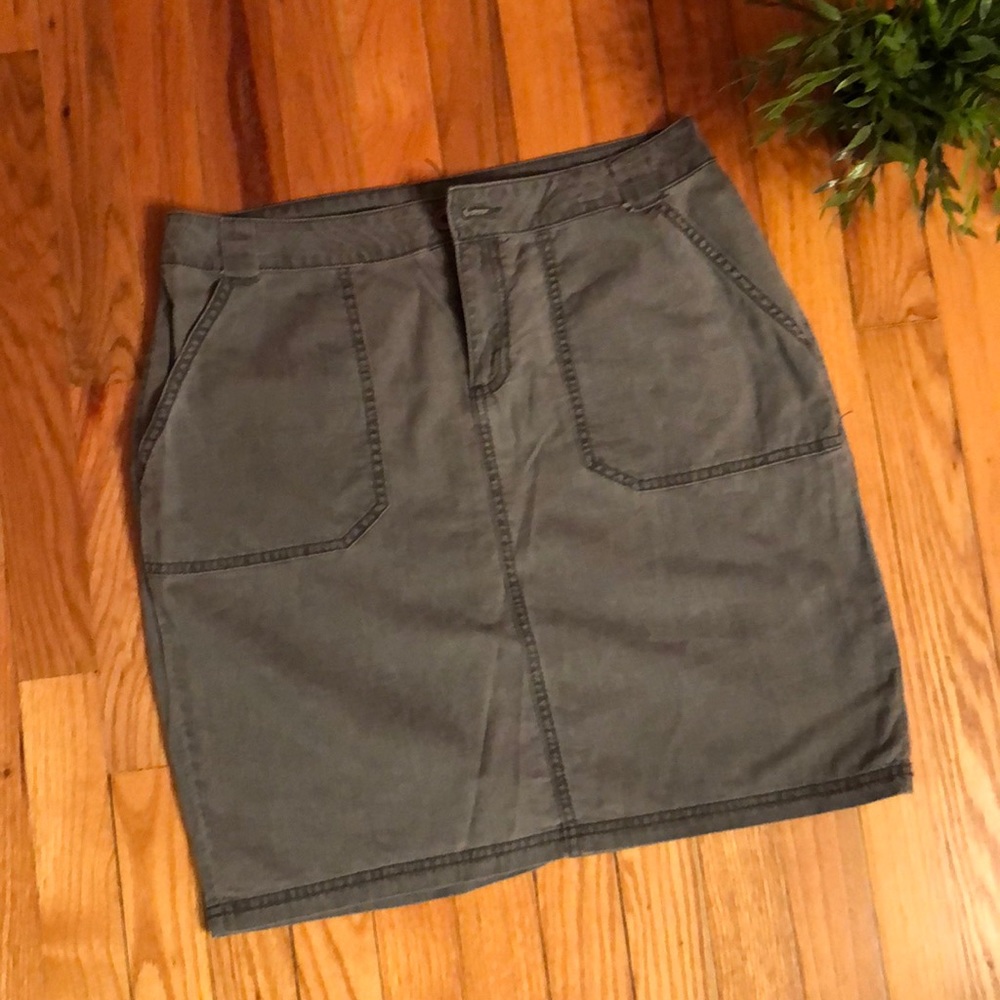 Gray summer skirt